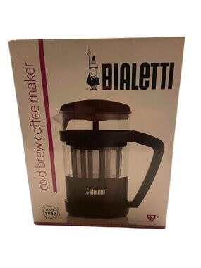 Bialetti 12 Cup Cold Brew Coffee Maker NEW In Box Kitchen Home